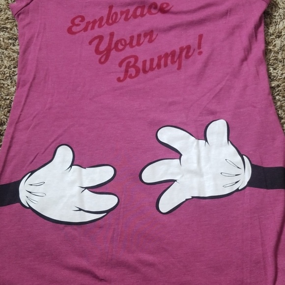 Disney Embrace Your Bump Shirt. Tshirt. Mickey S - Picture 6 of 6